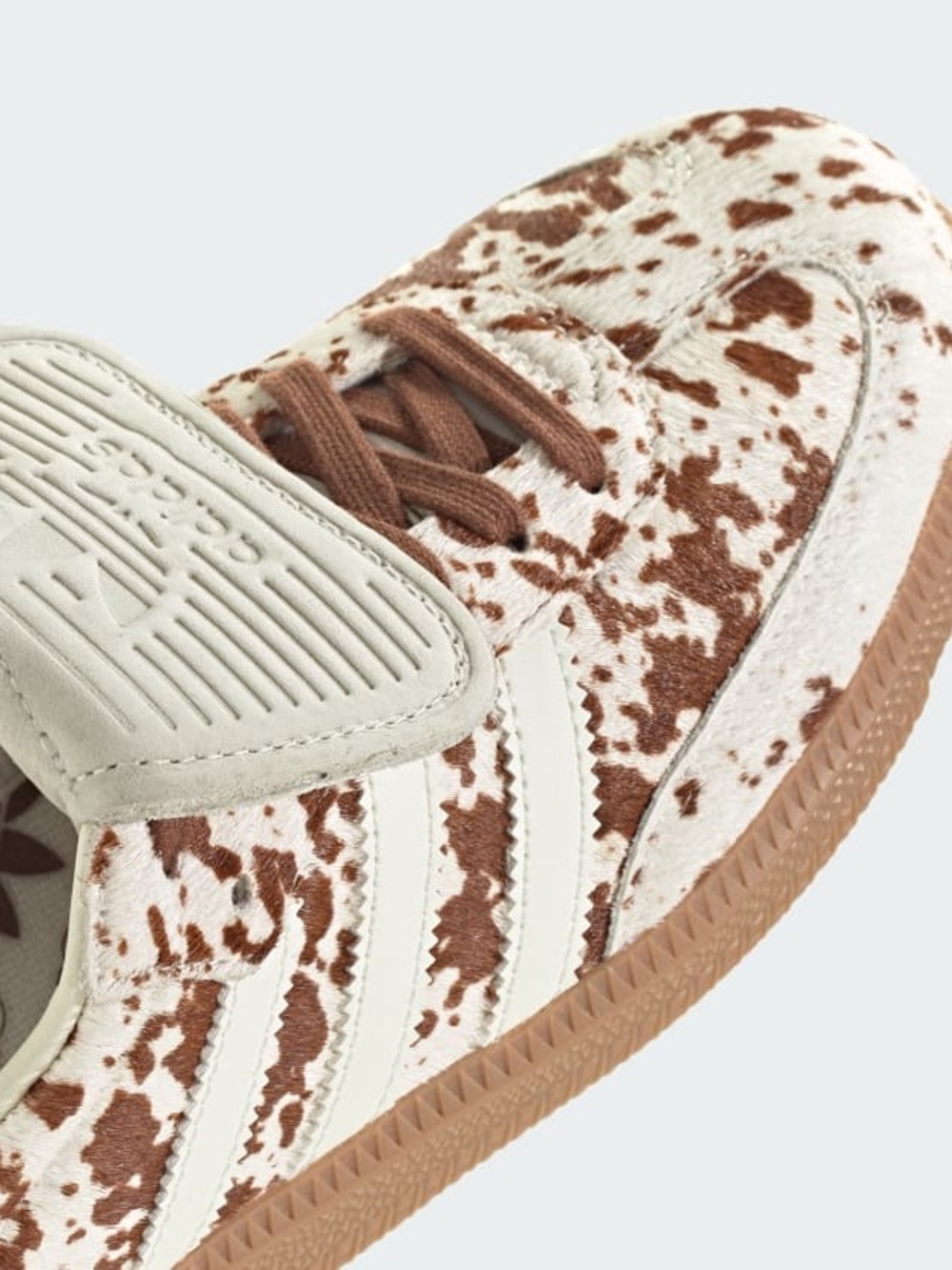 adidas Cow Print Samba Long Tongue Sneaker - Picture 9 of 14